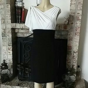 ADRIANNA PAPELL Cocktail Toga Dress